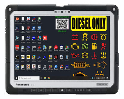 Diesel Diagnostic Laptop / Tablet TOUGHBOOK RUGGED CF 33